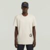 Gespoten grafisch T-shirt