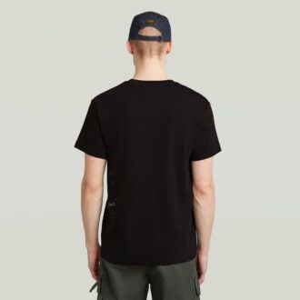 Gespoten grafisch T-shirt