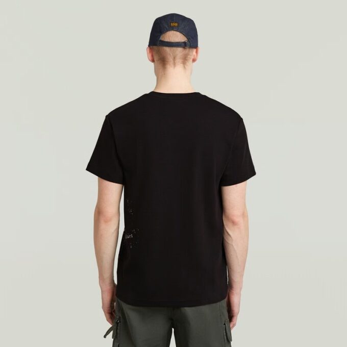 Gespoten grafisch T-shirt Gespoten grafisch T-shirt