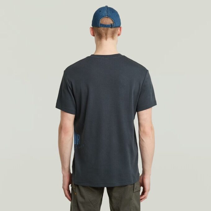 Gespoten grafisch T-shirt Gespoten grafisch T-shirt