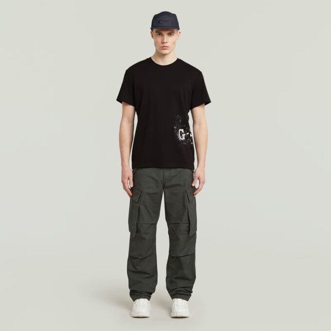 Gespoten grafisch T-shirt Gespoten grafisch T-shirt