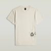 Gespoten grafisch T-shirt