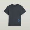 Gespoten grafisch T-shirt Gespoten grafisch T-shirt