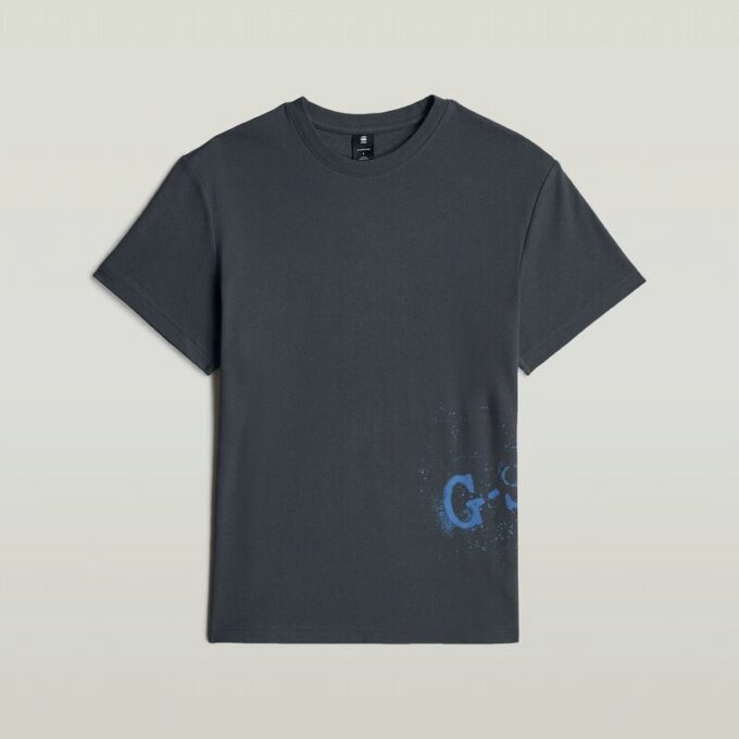 Gespoten grafisch T-shirt Gespoten grafisch T-shirt