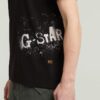 Gespoten grafisch T-shirt Gespoten grafisch T-shirt