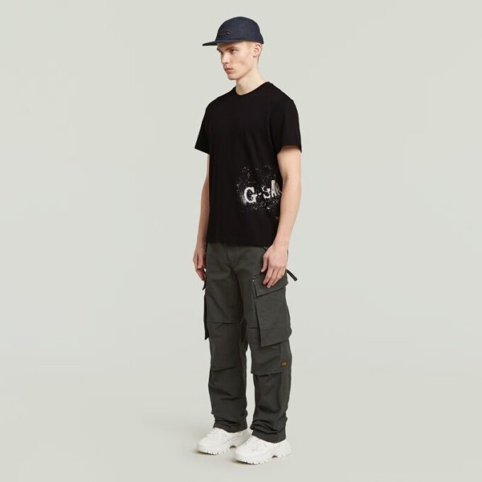 Gespoten grafisch T-shirt Gespoten grafisch T-shirt