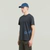 Gespoten grafisch T-shirt Gespoten grafisch T-shirt