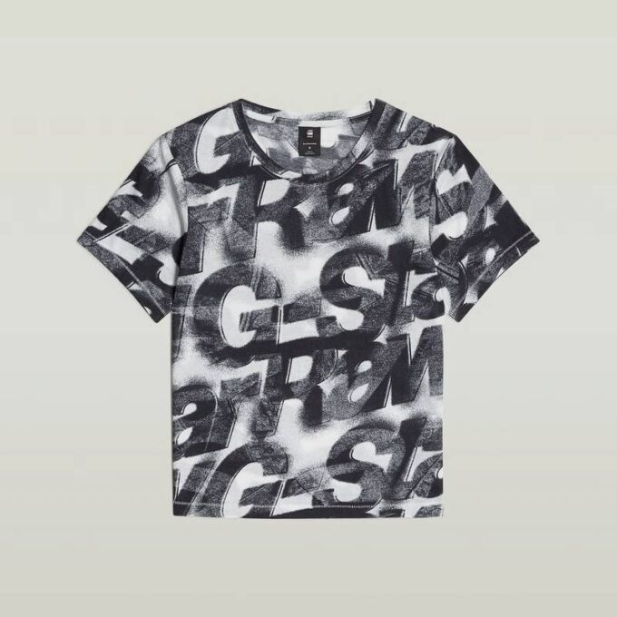 Gespoten letters bovenaan Gespoten letters bovenaan