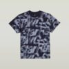 Gespoten letters los T-shirt Gespoten letters los T-shirt