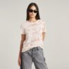 Gespoten letters T-shirt Gespoten letters T-shirt