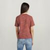 Gestreept klein grafisch T-shirt