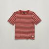 Gestreept klein grafisch T-shirt