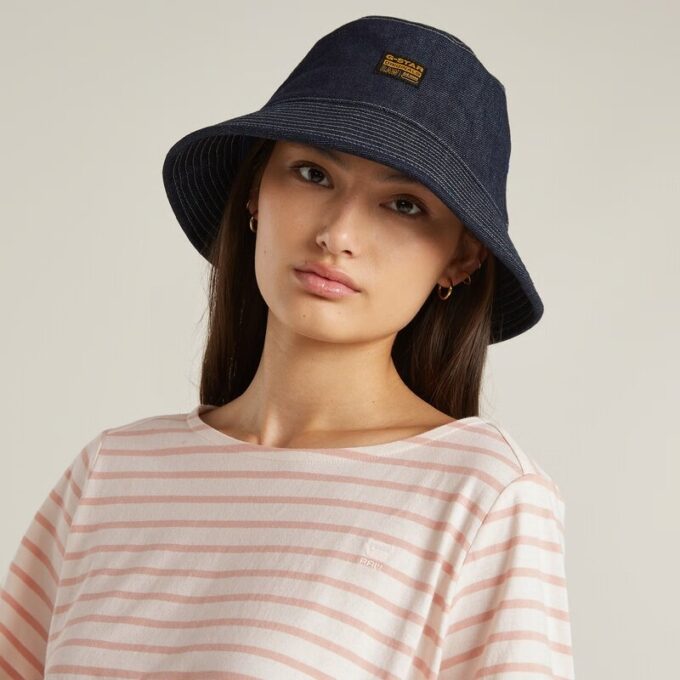 Gestreept knoop T-shirt