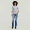 Gestreept slank T-shirt