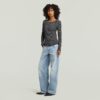 Gestreept slank T-shirt