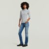 Gestreept slank T-shirt