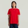 Gestreepte polo met borstlogo Gestreepte polo met borstlogo