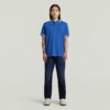 Gestreepte polo met borstlogo Gestreepte polo met borstlogo