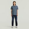 Gestreepte polo met borstlogo Gestreepte polo met borstlogo