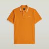 Gestreepte polo met borstlogo Gestreepte polo met borstlogo