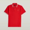 Gestreepte polo met borstlogo Gestreepte polo met borstlogo