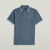 Gestreepte polo met borstlogo Gestreepte polo met borstlogo