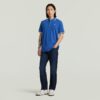 Gestreepte polo met borstlogo Gestreepte polo met borstlogo