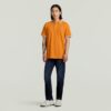 Gestreepte polo met borstlogo Gestreepte polo met borstlogo