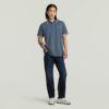 Gestreepte polo met borstlogo Gestreepte polo met borstlogo