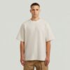 Gestructureerd borstlogo T-shirt Gestructureerd borstlogo T-shirt