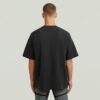 Gestructureerd borstlogo T-shirt