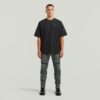 Gestructureerd borstlogo T-shirt