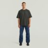 Gestructureerd borstlogo T-shirt Gestructureerd borstlogo T-shirt
