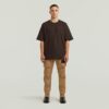 Gestructureerd borstlogo T-shirt Gestructureerd borstlogo T-shirt