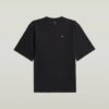 Gestructureerd borstlogo T-shirt