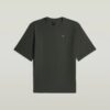 Gestructureerd borstlogo T-shirt Gestructureerd borstlogo T-shirt