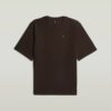 Gestructureerd borstlogo T-shirt Gestructureerd borstlogo T-shirt