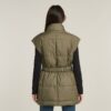 Gevoerd vest met riem Gevoerd vest met riem
