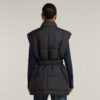 Gevoerd vest met riem Gevoerd vest met riem