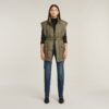 Gevoerd vest met riem Gevoerd vest met riem