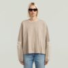 Gewassen 3D Mix Oversized T-shirt
