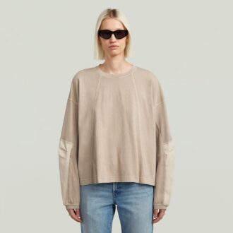 Gewassen 3D Mix Oversized T-shirt