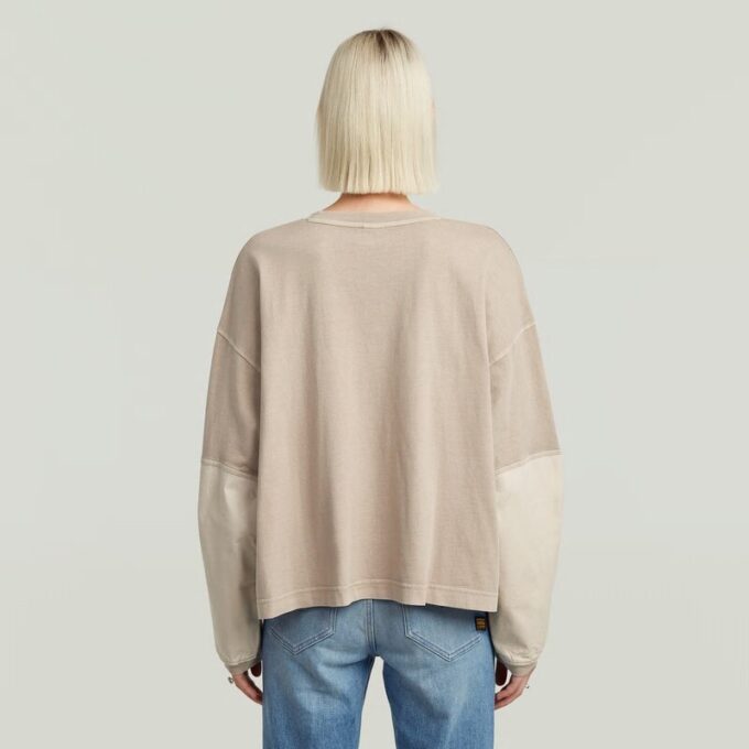 Gewassen 3D Mix Oversized T-shirt