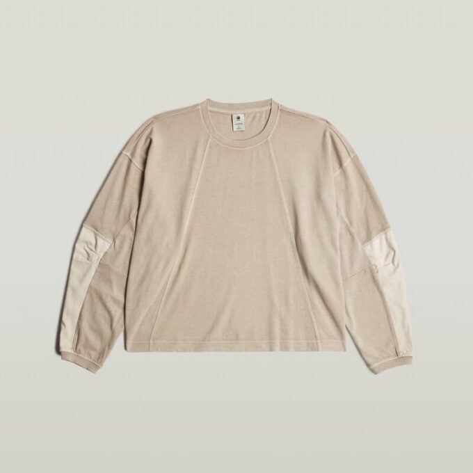 Gewassen 3D Mix Oversized T-shirt