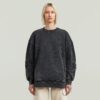 Gewassen 3D Mix Oversized Trui Gewassen 3D Mix Oversized Trui