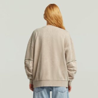 Gewassen 3D Mix Oversized Trui