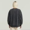 Gewassen 3D Mix Oversized Trui Gewassen 3D Mix Oversized Trui