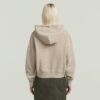 Gewassen A-lijn Script Hoodie Trui