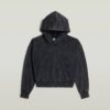 Gewassen A-lijn Script Hoodie Trui