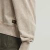 Gewassen A-lijn Script Hoodie Trui